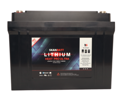 SKANBATT Lithium HEAT PRO 'Ultra' 12V 100AH - CAN Bus - 300A (<3s) - 8 års garanti - Bilde 3