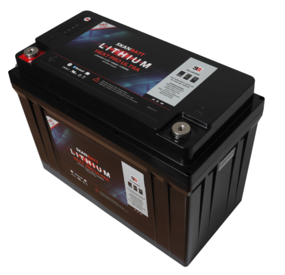 SKANBATT Lithium HEAT PRO 'Ultra' 12V 100AH - CAN Bus - 300A (<3s) - 8 års garanti - Bilde 4