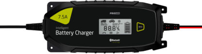 PROUSER Elektronisk Batterilader 12V/24V 7,5A m/ Bluetooth