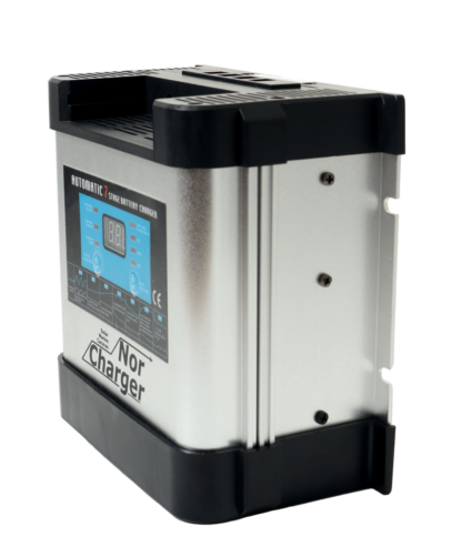 NOR CHARGER Pro Serie Elektronisk Batterilader 12V 10A 2-kanaler - Bilde 2