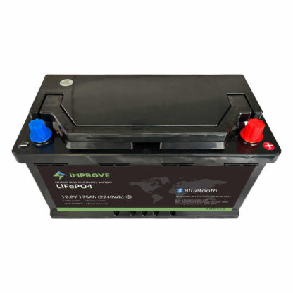 IMPROVE Lithium Batteri 12V 175Ah (LiFePO4) BMS 150A - BOBIL - HEAT - Bluetooth - Bilde 2