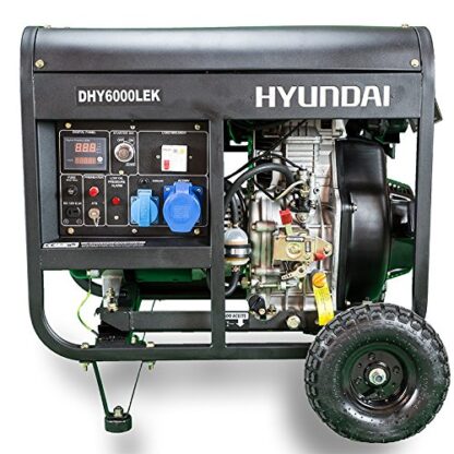 HYUNDAI DHY6000LEK Strømaggregat 5300W - Elektrisk start - Diesel - Bilde 2