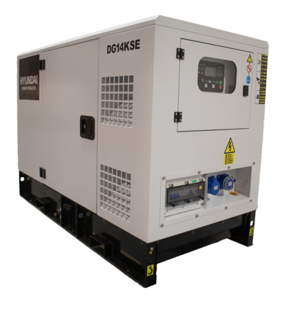 HYUNDAI DG14KSE Diesel strømaggregat 230V 3-Fase 13,8kVA - 1500RPM - Vannkjølt