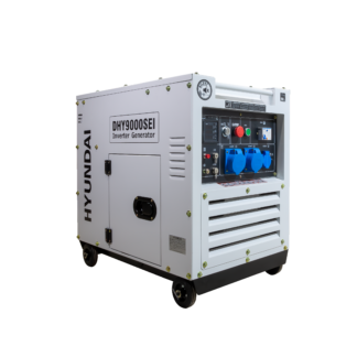 HYUNDAI DHY9000SEi Diesel Inverter Strømaggregat 6500W - Elektrisk start - Forvarming - ATS