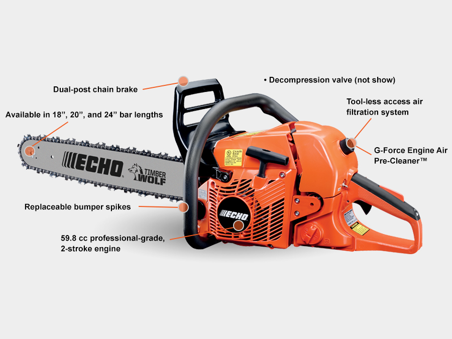 Echo CS-590 Motorsag 45 cm (18") - Bilde 2