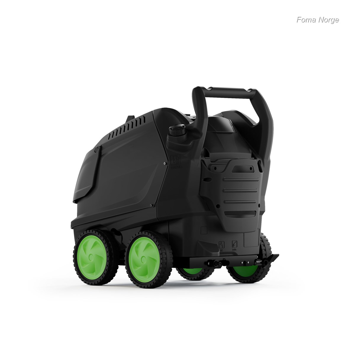 FOMA PW-H60 1813 BLACK Edition 3x230V varmtvannsvasker med standardutstyr